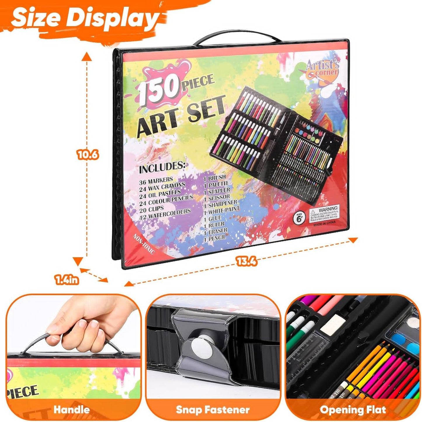 Art Supplies, 150-Pack Art Set Drawing Supplies Painting Art Kits