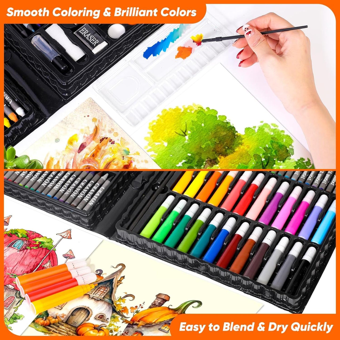 Art Supplies, 150-Pack Art Set Drawing Supplies Painting Art Kits